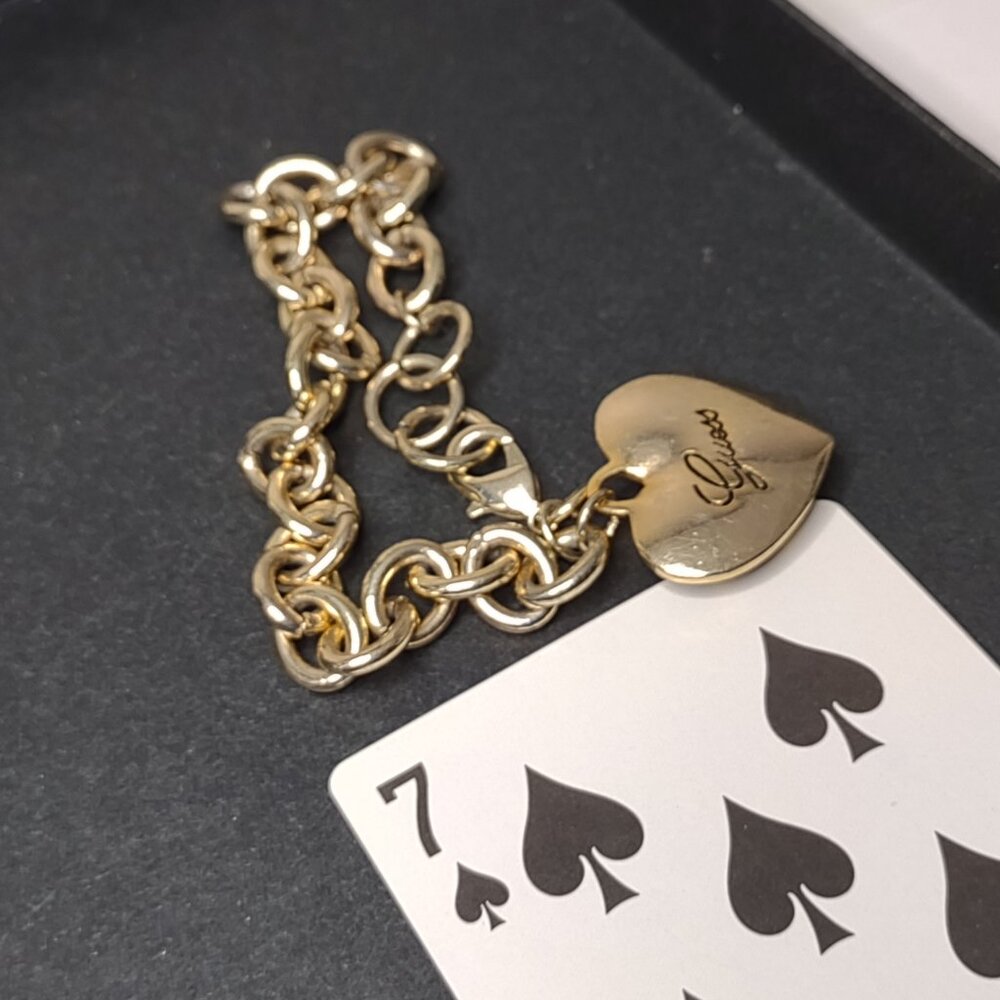 Leopard Print Guess Chain Bracelet - Picture 4 of 7